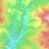 Mappa topografica Calamari, altitudine, rilievo