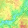 Mappa topografica Vierde, altitudine, rilievo