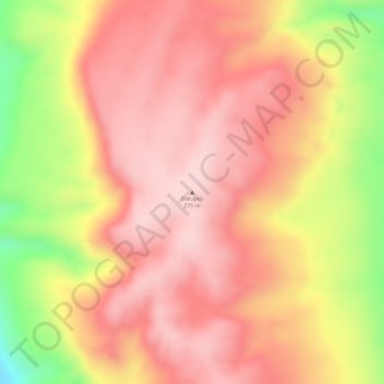 Mappa topografica Dalupiri, altitudine, rilievo