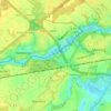 Mappa topografica Legan, altitudine, rilievo