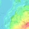 Mappa topografica Waldshagen, altitudine, rilievo