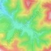 Mappa topografica Payolle, altitudine, rilievo