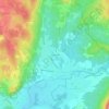 Mappa topografica Les Échelets, altitudine, rilievo