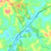 Mappa topografica Paiol do Meio, altitudine, rilievo