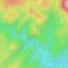 Mappa topografica la Hoube, altitudine, rilievo