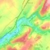 Mappa topografica Hargimont, altitudine, rilievo