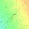 Mappa topografica Barnala, altitudine, rilievo