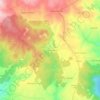 Mappa topografica Escalos Fundeiros, altitudine, rilievo