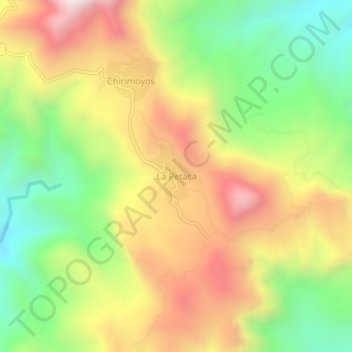 Mappa topografica La Petaca, altitudine, rilievo