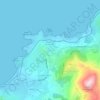 Mappa topografica Curzo, altitudine, rilievo