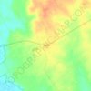 Mappa topografica Peoria, altitudine, rilievo