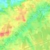 Mappa topografica Les Preux, altitudine, rilievo