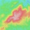 Mappa topografica Lockwood Peak, altitudine, rilievo