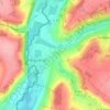 Mappa topografica Saint-Louis, altitudine, rilievo