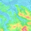 Mappa topografica Hitze, altitudine, rilievo
