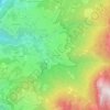 Mappa topografica Umes, altitudine, rilievo