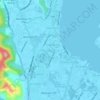 Mappa topografica Barangay 62A, altitudine, rilievo