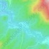 Mappa topografica урочище Папоротный Хутор, altitudine, rilievo