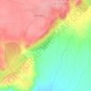 Mappa topografica El Moral, altitudine, rilievo