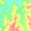 Mappa topografica Pantanoso, altitudine, rilievo