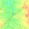 Mappa topografica Sarangpur, altitudine, rilievo