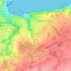 Mappa topografica Le Croajou, altitudine, rilievo