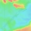 Mappa topografica Wagontire, altitudine, rilievo