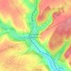Mappa topografica Marseille-en-Beauvaisis, altitudine, rilievo