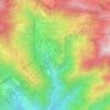 Mappa topografica Gravagna Montale, altitudine, rilievo