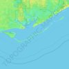 Mappa topografica Saint George Island, altitudine, rilievo