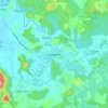 Mappa topografica Sanguem, altitudine, rilievo