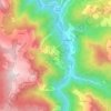 Mappa topografica Lisore, altitudine, rilievo