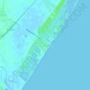 Mappa topografica Lido di Metaponto, altitudine, rilievo