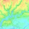 Mappa topografica Saint-Hilaire-de-Talmont, altitudine, rilievo