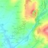 Mappa topografica Kergaradec Vihan, altitudine, rilievo