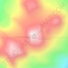 Mappa topografica Mount Mageik, altitudine, rilievo