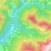 Mappa topografica Antona, altitudine, rilievo