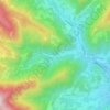 Mappa topografica Sandri, altitudine, rilievo