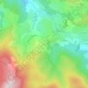 Mappa topografica Le Puy, altitudine, rilievo