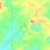 Mappa topografica Dabney, altitudine, rilievo