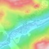 Mappa topografica Dundreggan, altitudine, rilievo