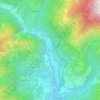 Mappa topografica Pra de la Vigna, altitudine, rilievo