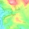 Mappa topografica Keithhall, altitudine, rilievo