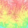 Mappa topografica Karatina, altitudine, rilievo