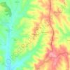 Mappa topografica Rendufas da Mata, altitudine, rilievo