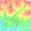 Mappa topografica La Thébaudière, altitudine, rilievo