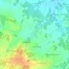 Mappa topografica Les Courtets, altitudine, rilievo