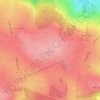 Mappa topografica Niver Hill, altitudine, rilievo