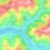 Mappa topografica La Llave, altitudine, rilievo
