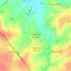 Mappa topografica Claybrooke Magna, altitudine, rilievo